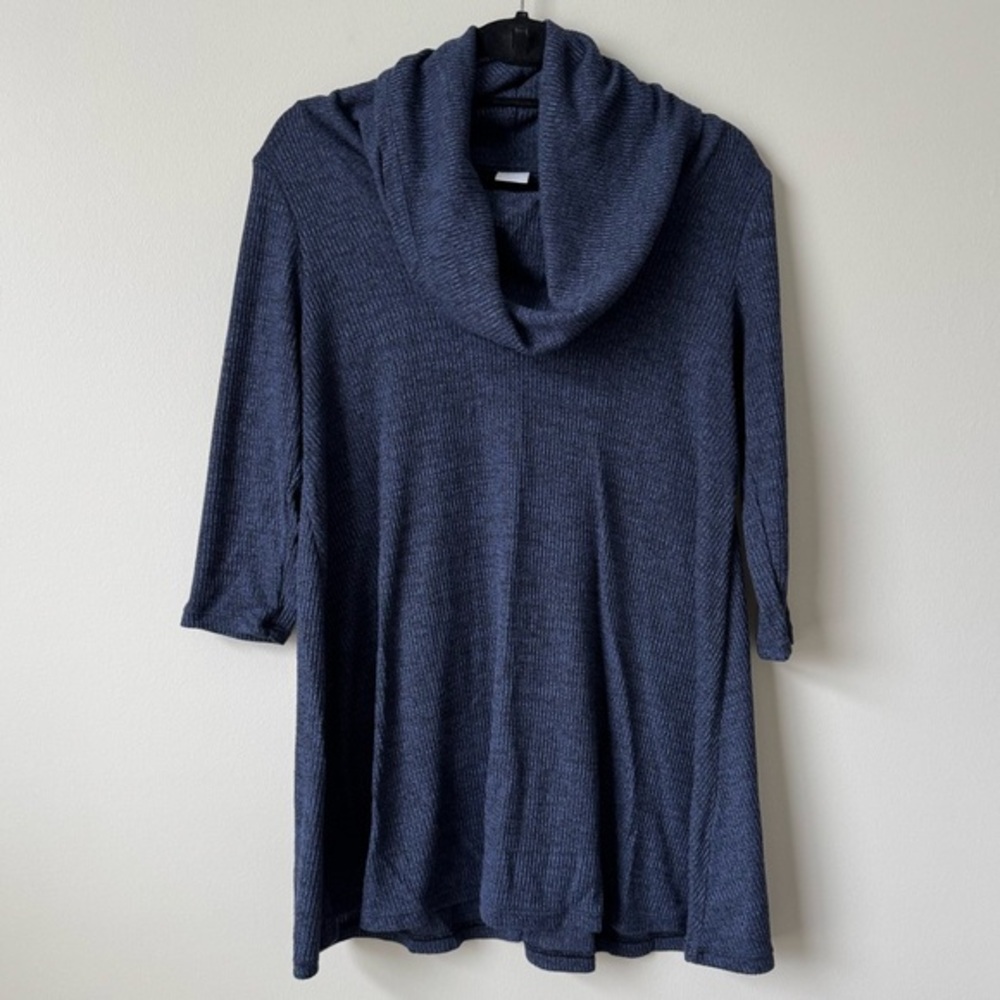 New York & Company Women's Oversized Navy Blue‎ Sweater